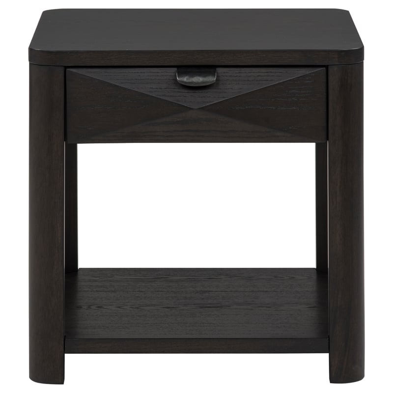 Pemberly Row 3-Piece Transitional Wood Coffee Table Set in Coffee