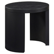 Pemberly Row 2-Piece Wood Occasional Coffee Table Set in Black