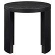 Pemberly Row 2-Piece Wood Occasional Coffee Table Set in Black