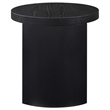 Pemberly Row 2-Piece Wood Occasional Coffee Table Set in Black