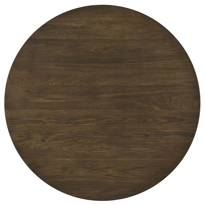 Pemberly Row 2-Piece Wood Occasional Coffee Table Set in Dark Walnut