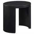 Pemberly Row 3-Piece Wood Occasional Coffee Table Set in Black