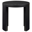 Pemberly Row 3-Piece Wood Occasional Coffee Table Set in Black