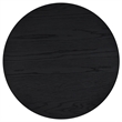 Pemberly Row 3-Piece Wood Occasional Coffee Table Set in Black