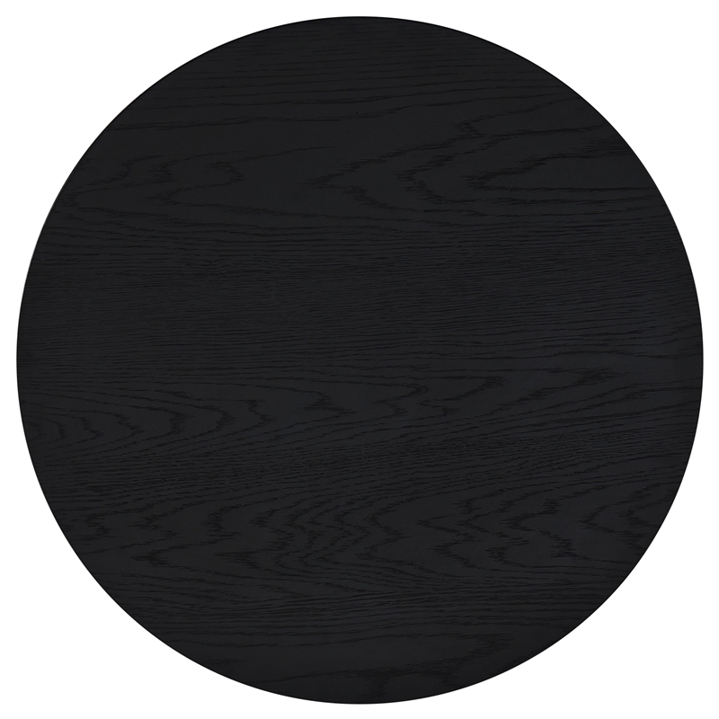 Pemberly Row 3-Piece Wood Occasional Coffee Table Set in Black