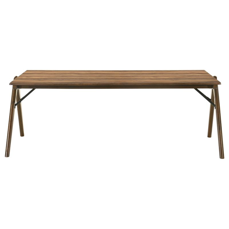 Pemberly Row 79-Inch Rectangular Wood Dining Table in Sheesham/Red Brown
