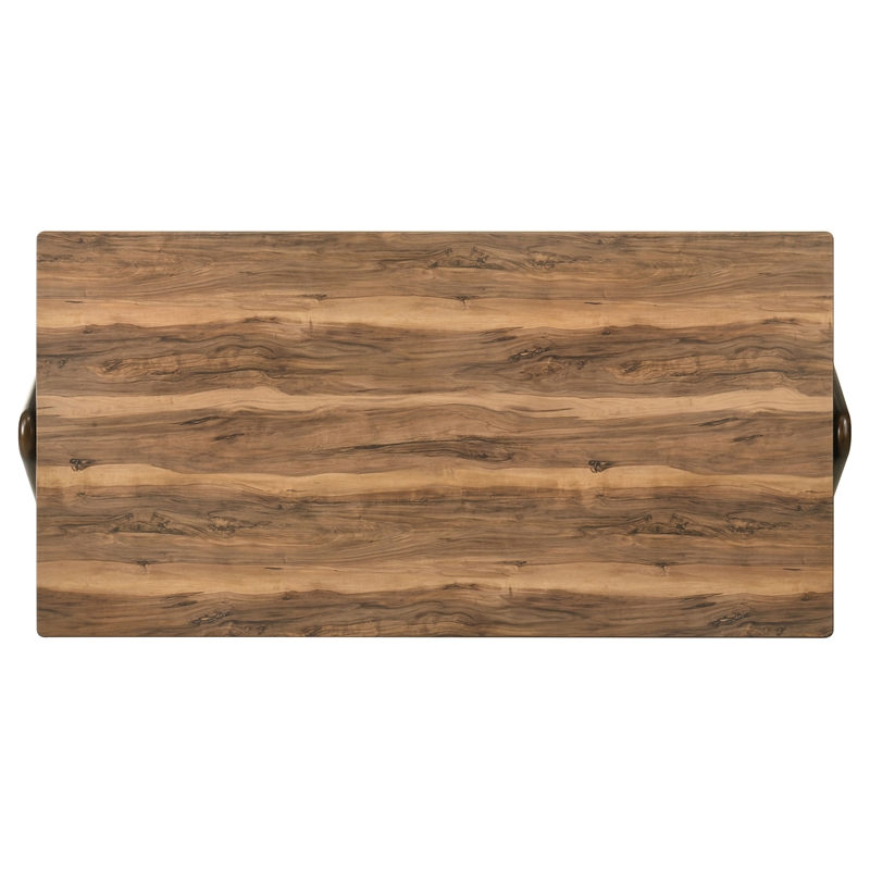 Pemberly Row 79-Inch Rectangular Wood Dining Table in Sheesham/Red Brown
