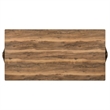 Pemberly Row 79-Inch Rectangular Wood Dining Table in Sheesham/Red Brown