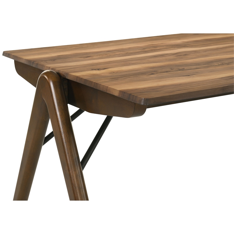 Pemberly Row 79-Inch Rectangular Wood Dining Table in Sheesham/Red Brown