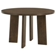 Pemberly Row 5-Piece Wood Dining Set with Spindle Back Chair in Walnut