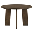 Pemberly Row 5-Piece Wood Dining Set with Spindle Back Chair in Walnut