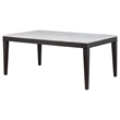 Pemberly Row 72-Inch Rectangular Wood Dining Table in Coffee Bean/White