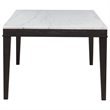 Pemberly Row 72-Inch Rectangular Wood Dining Table in Coffee Bean/White