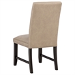Pemberly Row 19'' Faux Leather Upholstered Dining Side Chair in Tan
