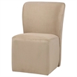 Pemberly Row 19.75'' Fabric Upholstered Dining Side Chair in Tan