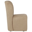 Pemberly Row 19.75'' Fabric Upholstered Dining Side Chair in Tan