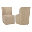 Pemberly Row 19.75'' Fabric Upholstered Dining Side Chair in Tan