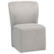 Pemberly Row 19.75'' Fabric Upholstered Dining Side Chair in Beige