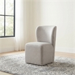 Pemberly Row 19.75'' Fabric Upholstered Dining Side Chair in Beige