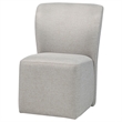 Pemberly Row 19.75'' Fabric Upholstered Dining Side Chair in Beige