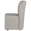 Pemberly Row 19.75'' Fabric Upholstered Dining Side Chair in Beige