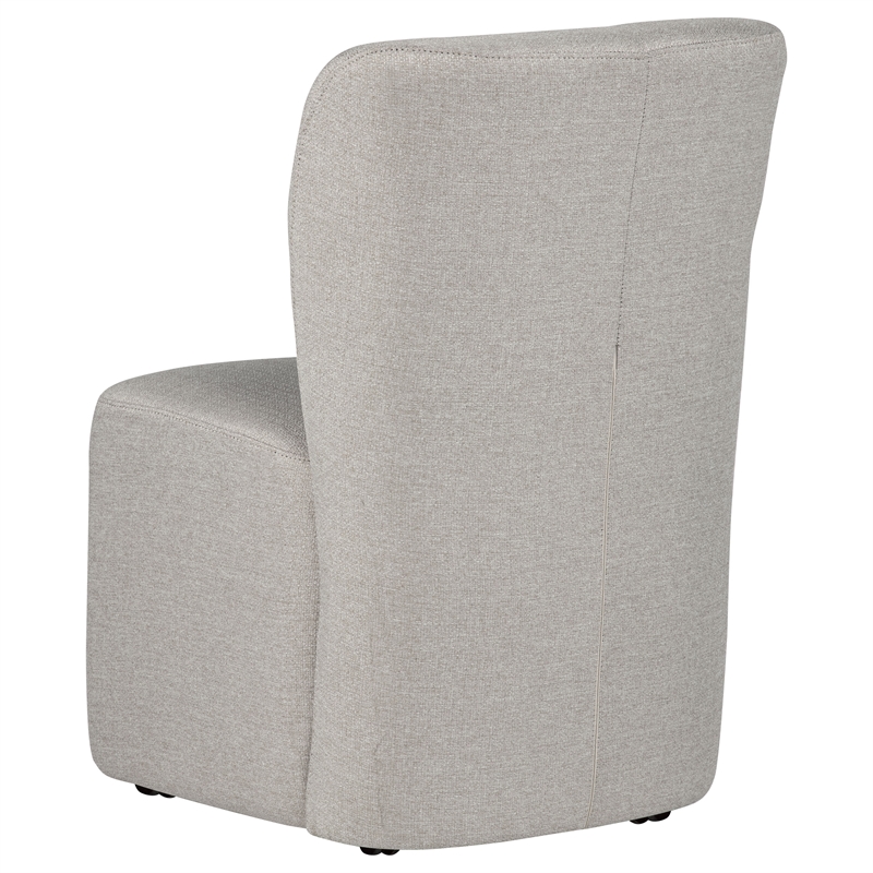 Pemberly Row 19.75'' Fabric Upholstered Dining Side Chair in Beige