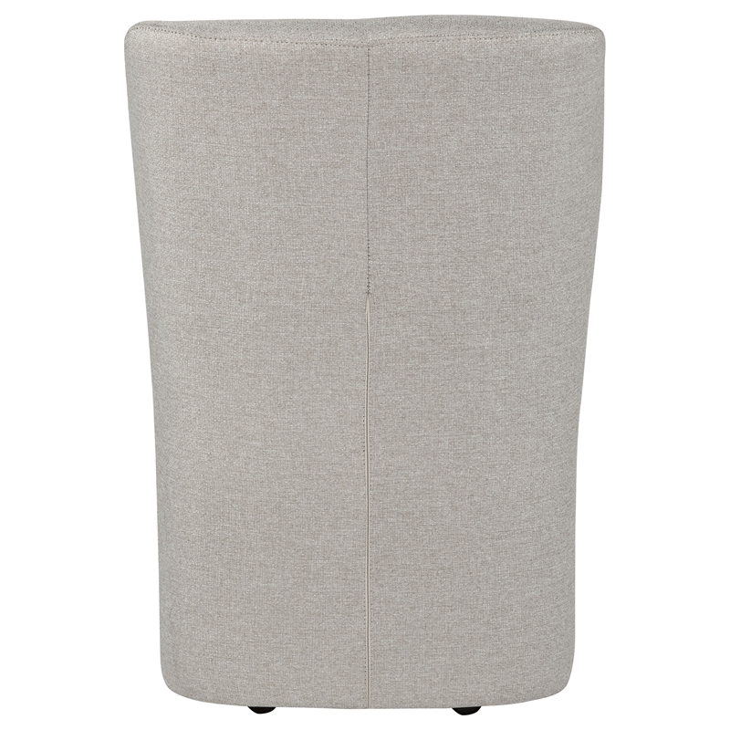 Pemberly Row 19.75'' Fabric Upholstered Dining Side Chair in Beige