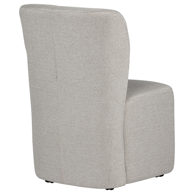 Pemberly Row 19.75'' Fabric Upholstered Dining Side Chair in Beige