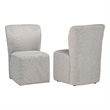 Pemberly Row 19.75'' Fabric Upholstered Dining Side Chair in Beige