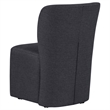 Pemberly Row 19.75'' Fabric Upholstered Dining Side Chair in Charcoal