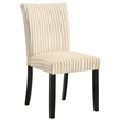 Pemberly Row 20.25'' Fabric Upholstered Dining Side Chair in Cream