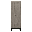 Pemberly Row 5-Drawer Transitional Wood Chest of Drawers in Light Taupe