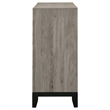 Pemberly Row 6-Drawer Transitional Wood Dresser Cabinet in Light Taupe