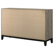 Pemberly Row 6-Drawer Transitional Wood Dresser Cabinet in Light Taupe
