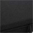 Pemberly Row Set of 2 Fireplace TV Console and Black Sleeper Sectional Sofa