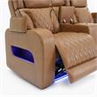 Pemberly Row Set of 2 Power Reclining Loveseats with LED Lighting