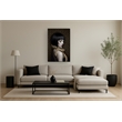 Pemberly Row Multi-Color Canvas Wall Art with Wood Frame - 32