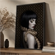 Pemberly Row Multi-Color Canvas Wall Art with Wood Frame - 32