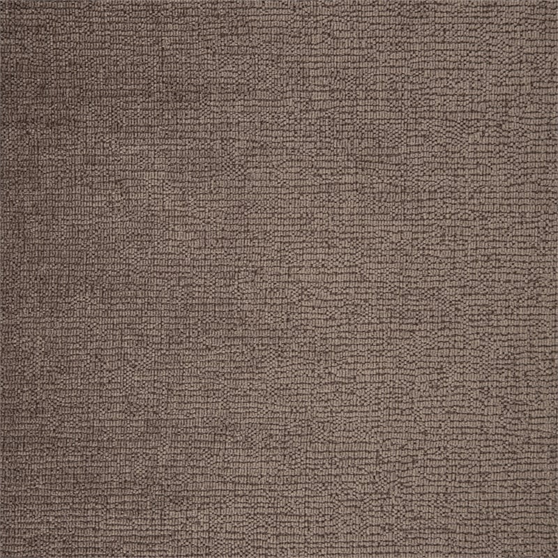 Pemberly Row Chenille Upholstered Track Arm Loveseat in Chocolate