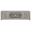Pemberly Row 3-Piece Entertainment Center for 75-Inch TVs in Gray Driftwood