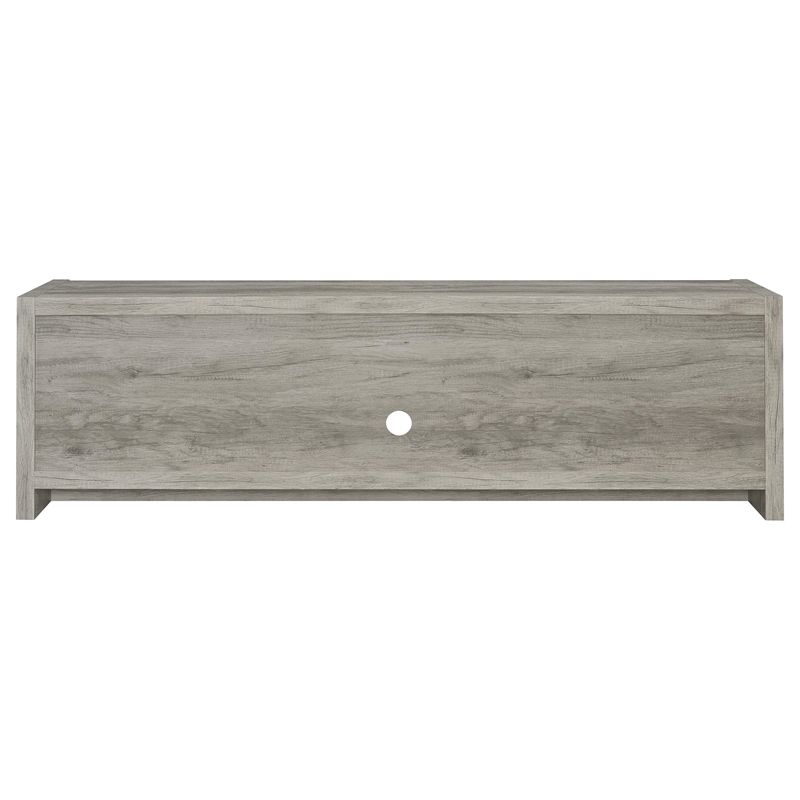 Pemberly Row 3-Piece Entertainment Center for 75-Inch TVs in Gray Driftwood
