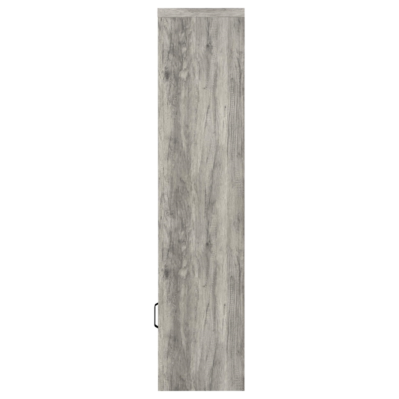 Pemberly Row 3-Piece Entertainment Center for 75-Inch TVs in Gray Driftwood