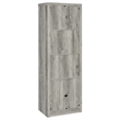 Pemberly Row 3-Piece Entertainment Center for 75-Inch TVs in Gray Driftwood