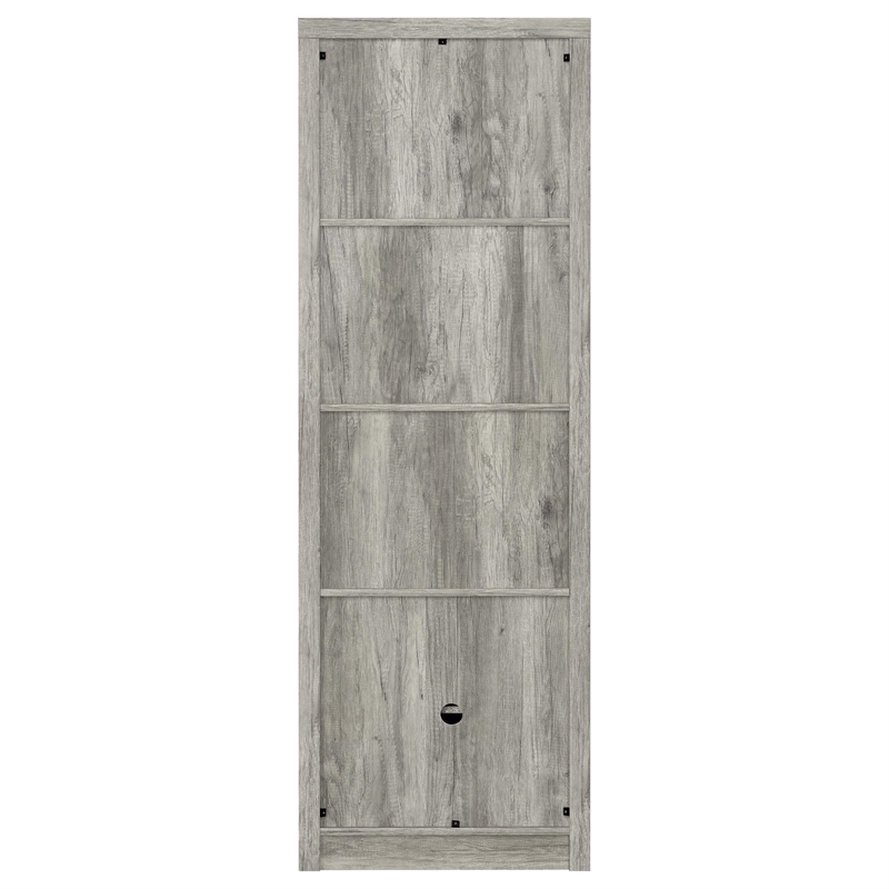 Pemberly Row 3-Piece Entertainment Center for 75-Inch TVs in Gray Driftwood