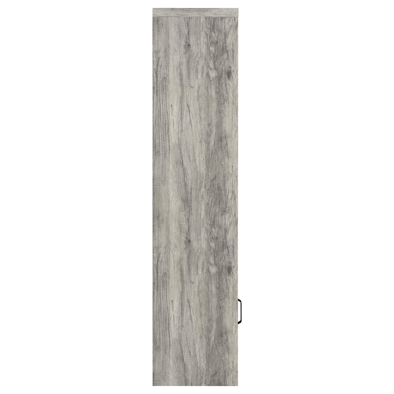 Pemberly Row 3-Piece Entertainment Center for 75-Inch TVs in Gray Driftwood