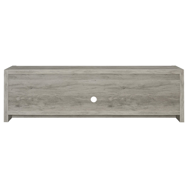 Pemberly Row 3-Piece Entertainment Center for 75-Inch TVs in Gray Driftwood