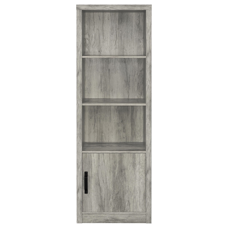 Pemberly Row 3-Piece Entertainment Center for 75-Inch TVs in Gray Driftwood