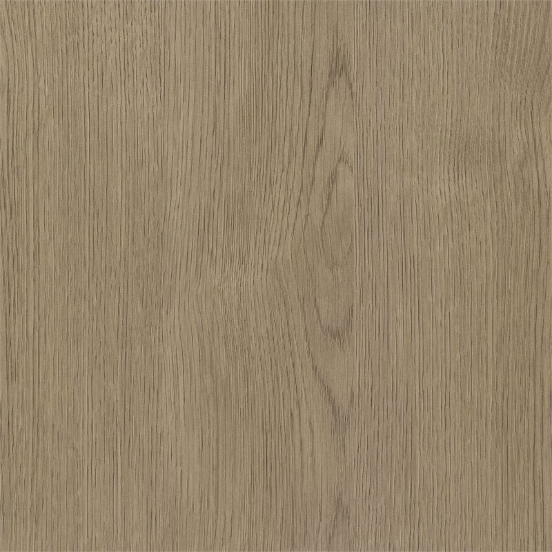 Pemberly Row Engineered Wood Round Panel Base Coffee Table in Latte