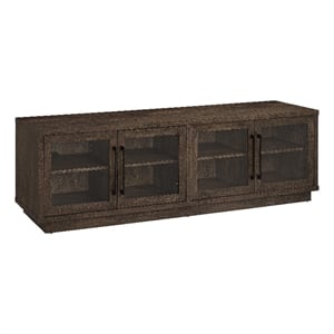 Pemberly Row Engineered Wood TV Stand for TVs up to 85 Inches in Brown