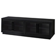 Pemberly Row Engineered Wood TV Stand for TVs up to 85 Inches in Black